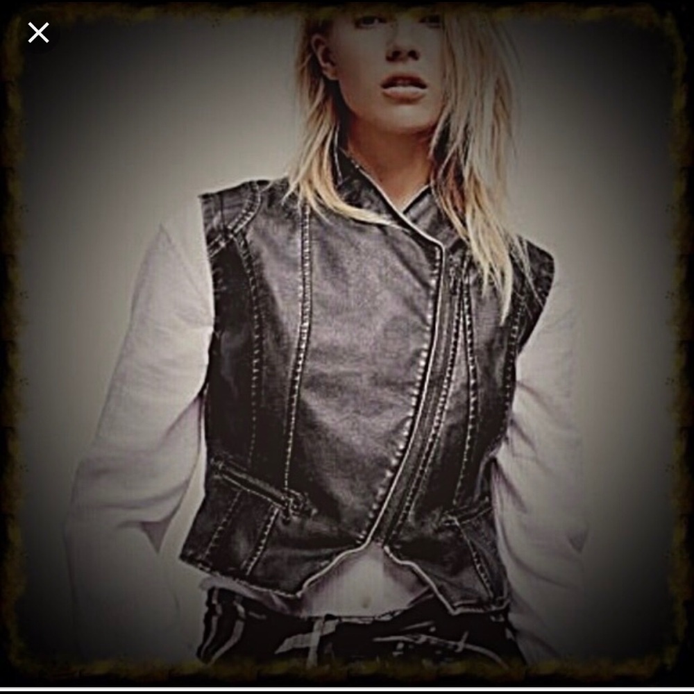 Free People Motorboat Me Up Vegan Vest